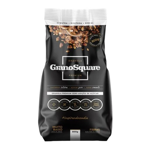Granola Premium Zero Açúcar 800g Grano Square Parcelamento sem juros