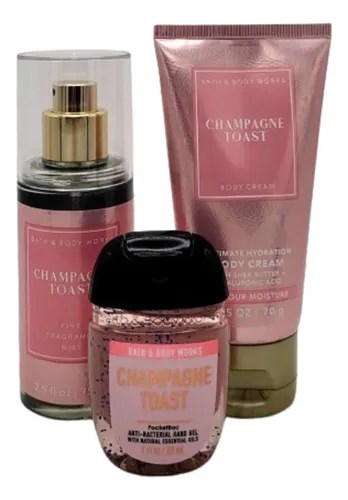 Mini Kit Bath Body Works - Champagne Toast Com 3 | MercadoLivre