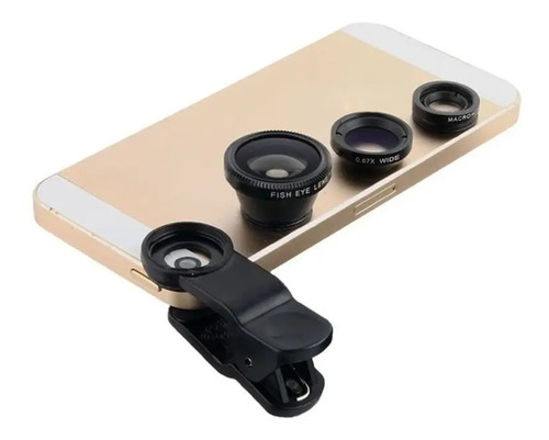 Lente Ojo De Pez P/ Celulares Y Tablet, Macro, Gran Angular | Mercadolibre