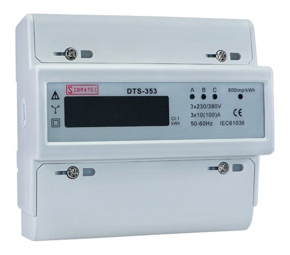 Medidor De Energia 100a Dts353 Trifásico 220/380v Sibratec Mercado Livre
