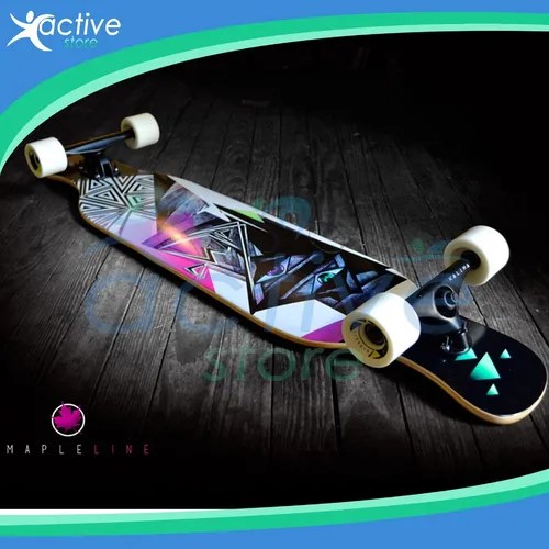 Longboard Kalima Profesional Abec5 Maphle Skate Envio Gratis