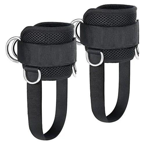 Ankle Straps For Cable Machine Glute Kickbacks, Padded Cuotas sin