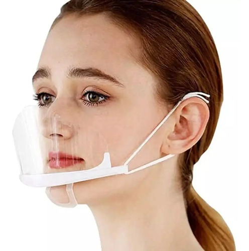 Barbijo Transparente De Plastico | Mercadolibre