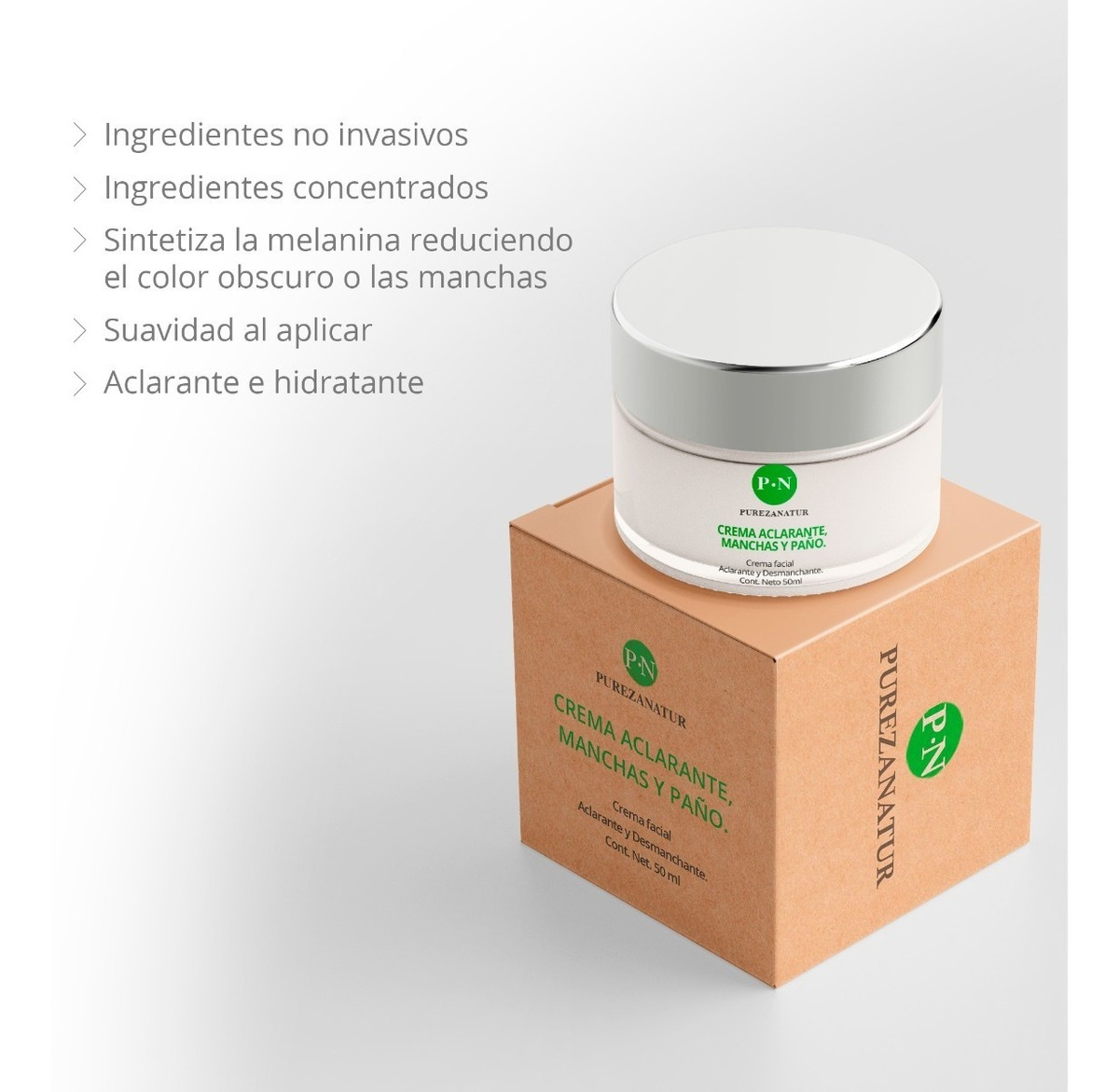 Crema Facial Aclarante Humectante Para Paño En Cara Y Cuerpo Meses