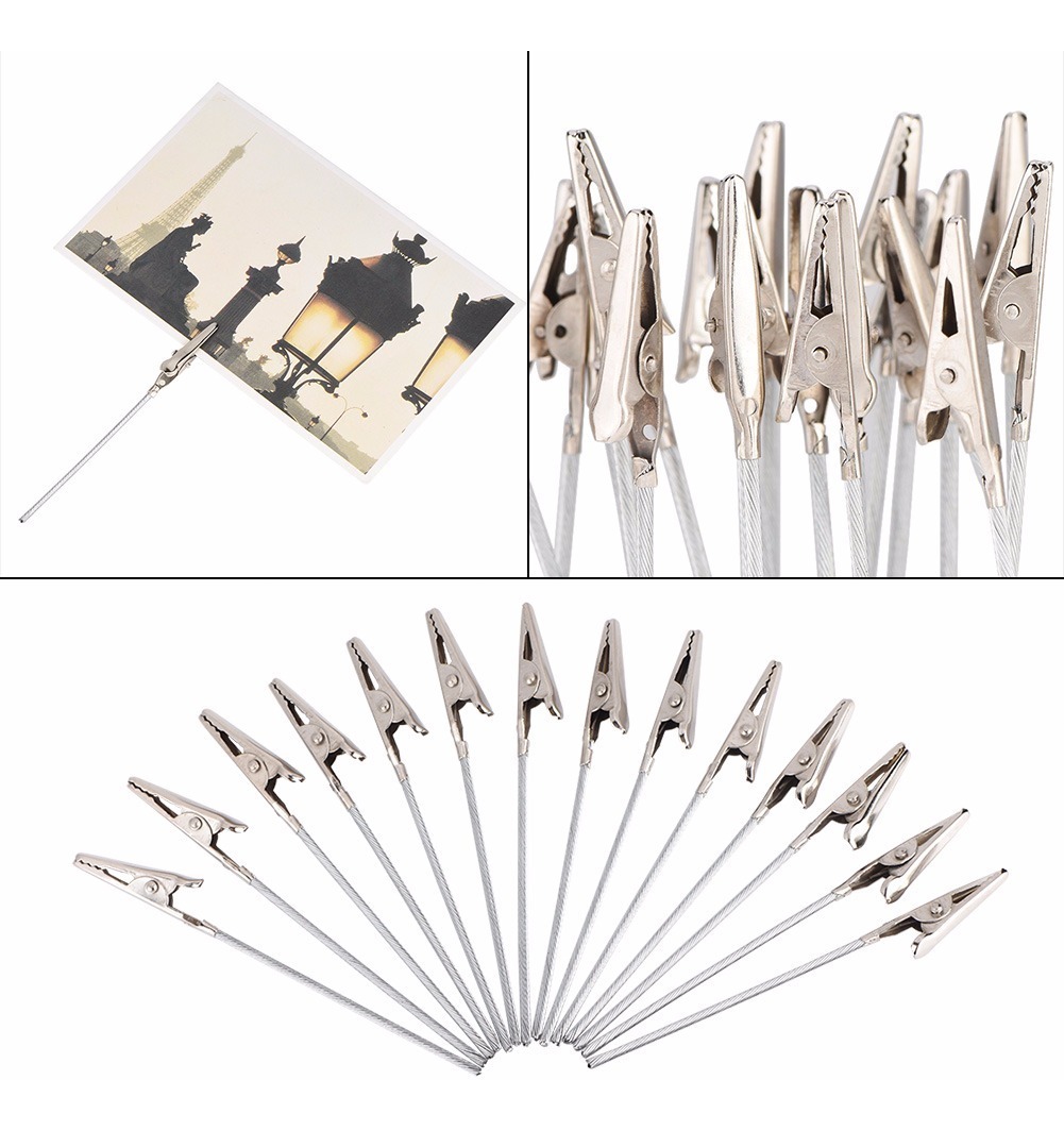 Clip De Metal Para Colgar Fotos, 50 Unidades Meses sin intereses