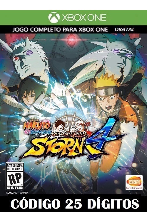 Naruto Shippuden 4 Código 25 Dígitos Para Xbox One Mercado Livre