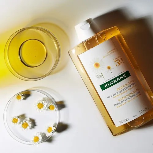 Shampoo Klorane Con Manzanilla Rubias 400ml Blonde Hair MercadoLibre