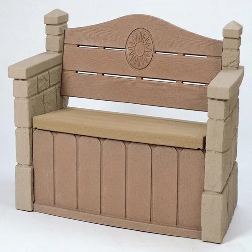 Banca Con Almacenaje Step2 Outdoor Storage Bench Cuotas sin interés