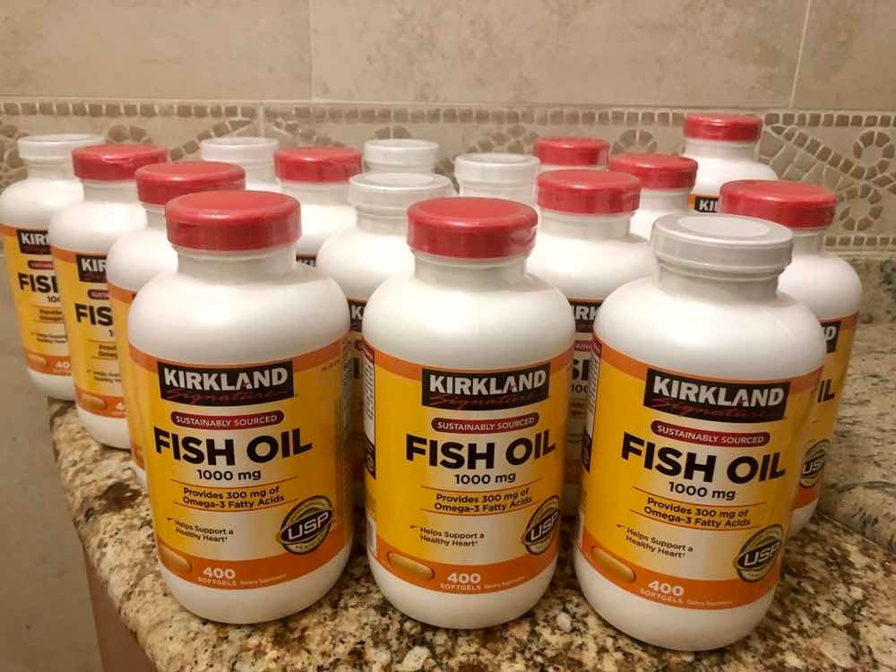 Omega 3 Importado Fish Oil Kirkland 1000mg 400 Capsulas