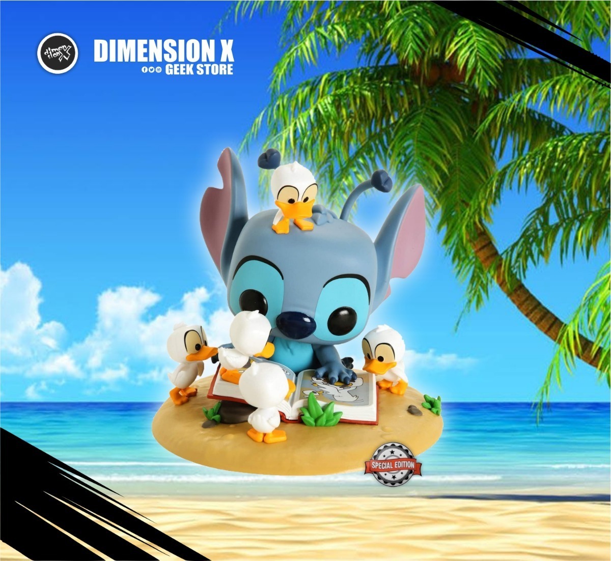 Funko Pop Stitch With Ducks Disney Deluxe Special Envío gratis