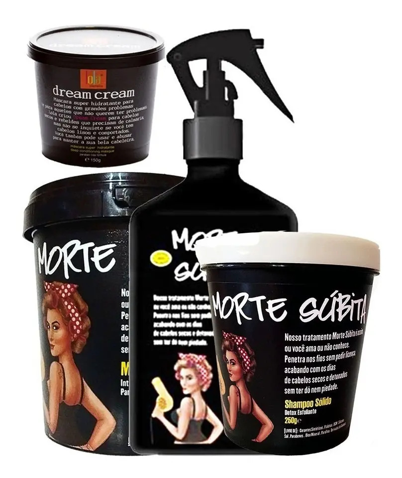 Morte Súbita Lola 450g Dream Cream Shampoo Reparação Total Mercado Livre