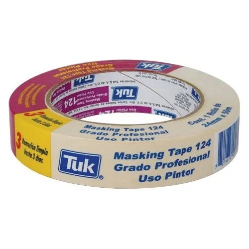Kit 20 Pzs Cinta Masking Tape Tuk 1 Pulgada 24mm X 50m Envío gratis