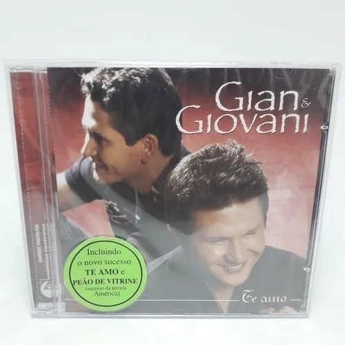 Cd Gian E Giovani , Te Amo Original Lacrado MercadoLivre