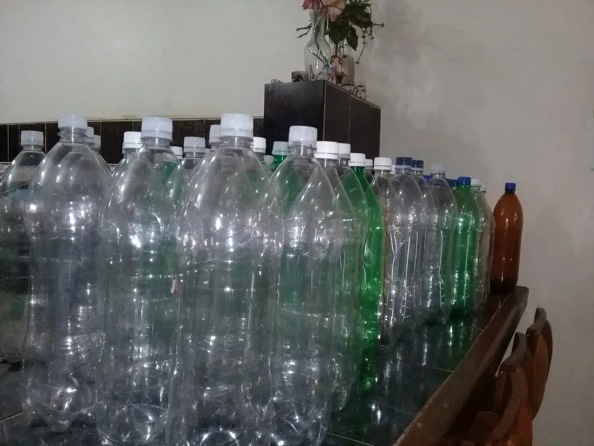 Botellas Plásticas De Refresco Recicladas De 1.5 Lts Kit 100 Mercado