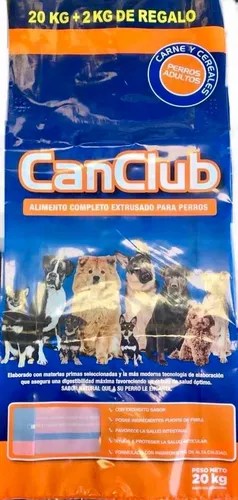 Can Club X 22 Kg Alimento Para Perros Económico 18-20% Prot | San_Jeronimo_Petshop