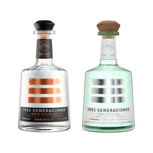 Combo Tres Generaciones Tequila Añejo Cristalino + Tequila