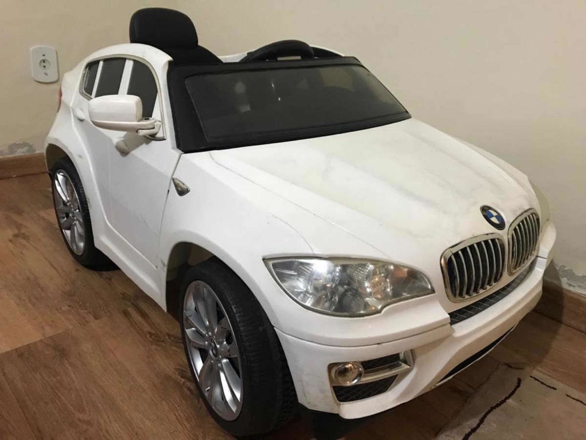 Carro Elétrico Infantil Bmw X6 Branco 12v (usado) Mercado Livre