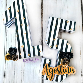 Letras 3d Blancas Mercadolibre
