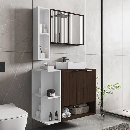 Mueble con bañera y espejo Muebles Bechara MercadoLibre