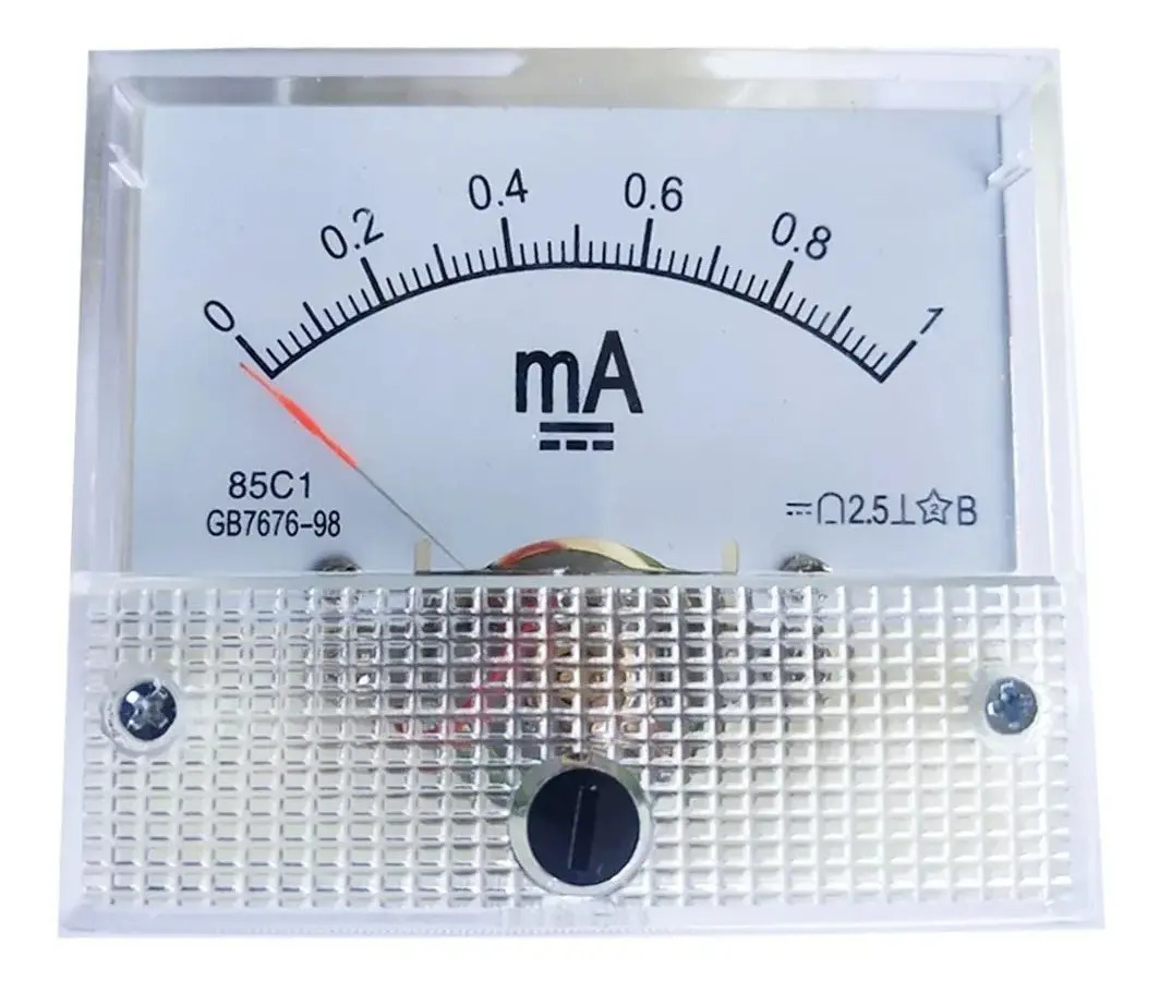 Mili Amperímetro 1 Ma Analógico Cd 01 Mili Amper Panel 85c1 Envío gratis