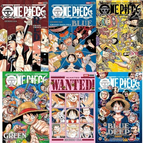 One Piece Pack Red Blue Yellow Green Deep Wanted Manga Panin Envío gratis