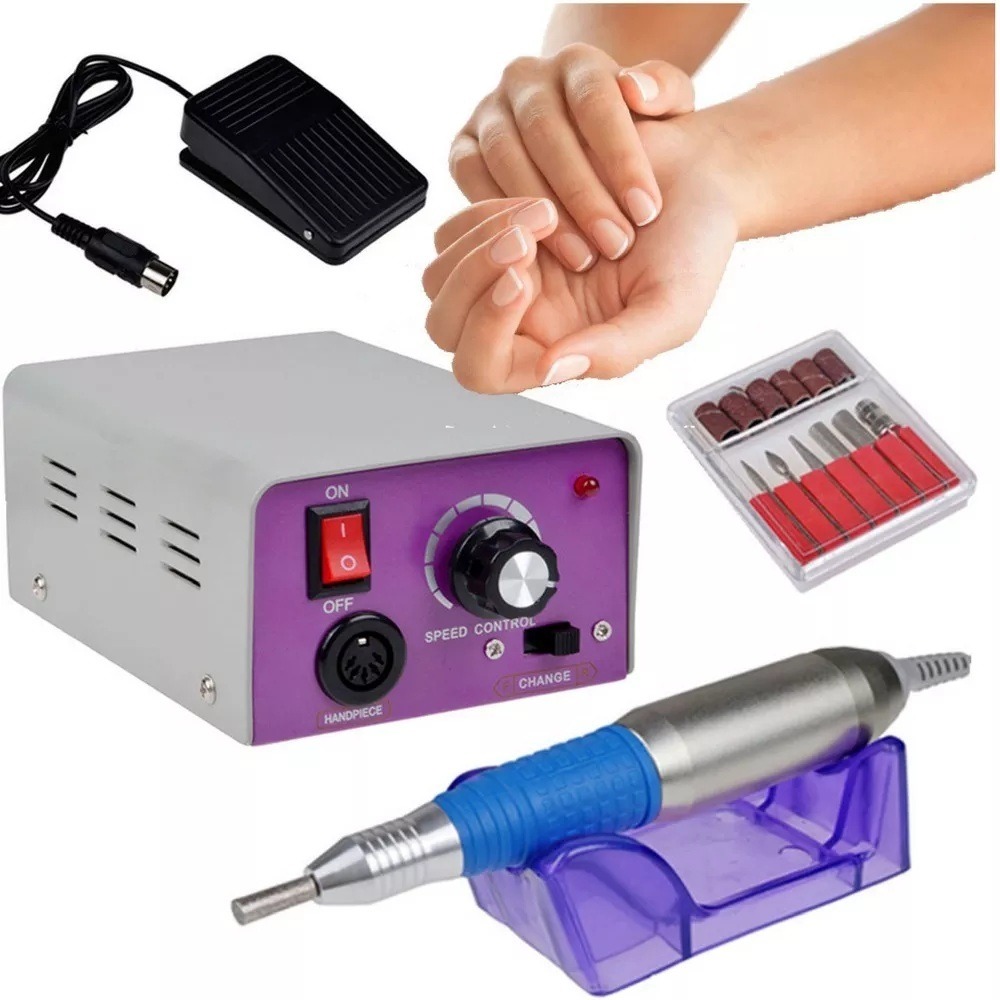 Lixadeira Lixa De Unha Elétrica Motor Profissional Gel Fibra Mercado