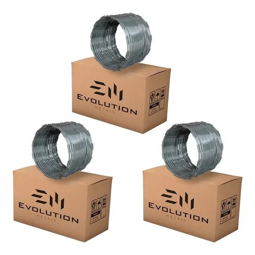 Cerca Concertina/serpentina Arame Galvanizado 45cm 30 Metros Parcelamento sem juros