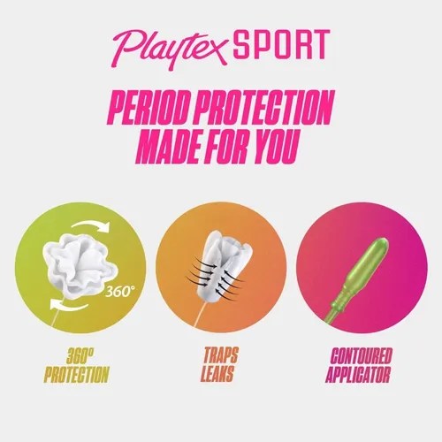 Playtex Pack 48 Tampones Deportivos Regular/ Superabsorbente Envío gratis