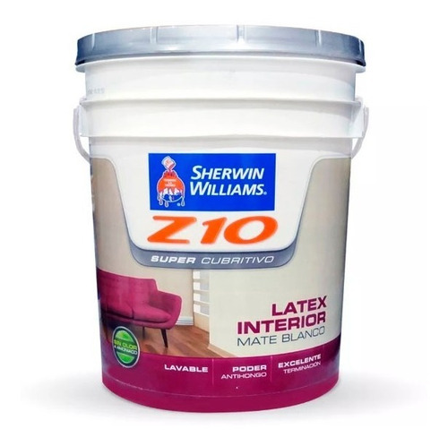Pintura Latex Interior Z-10 Sherwin Williams 10 Litros | Envío Gratis
