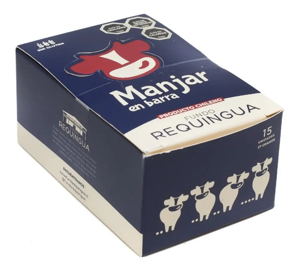 4 X Caja 15 Uds Manjar En Barra 27 Grs Mercado Libre