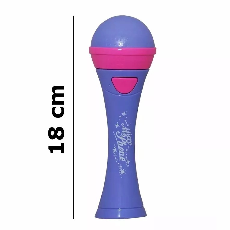 Microfone Infantil Com Som Lindo Brinquedo Menina