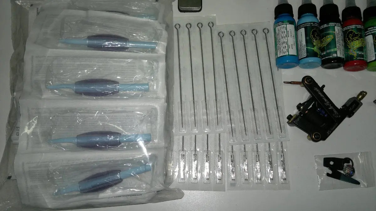 Mega Kit Tatuagem Máquina Paulo Fernando Electric Ink Tattoo Mercado