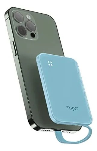 Tg90° Mini Power Bank Con Cable Integrado, Cargador Portátil | Cuotas