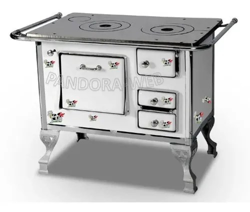 Cocina Economica A Leña N° 1 Bram Metal Acero Enlozado | Pandora-Web