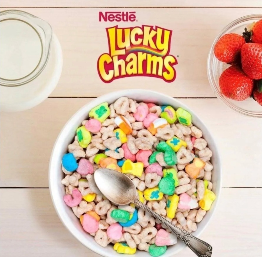 Cereal Lucky Charms 2 Cajas De 652gr C/u (1.304 Kg)