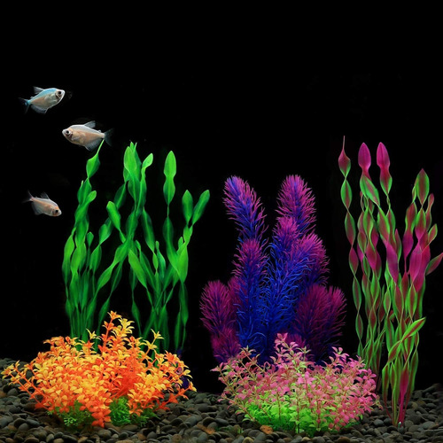 Mylifeunit Artificial Aquariums Plants Plastic Fish Tank Pla Envío gratis