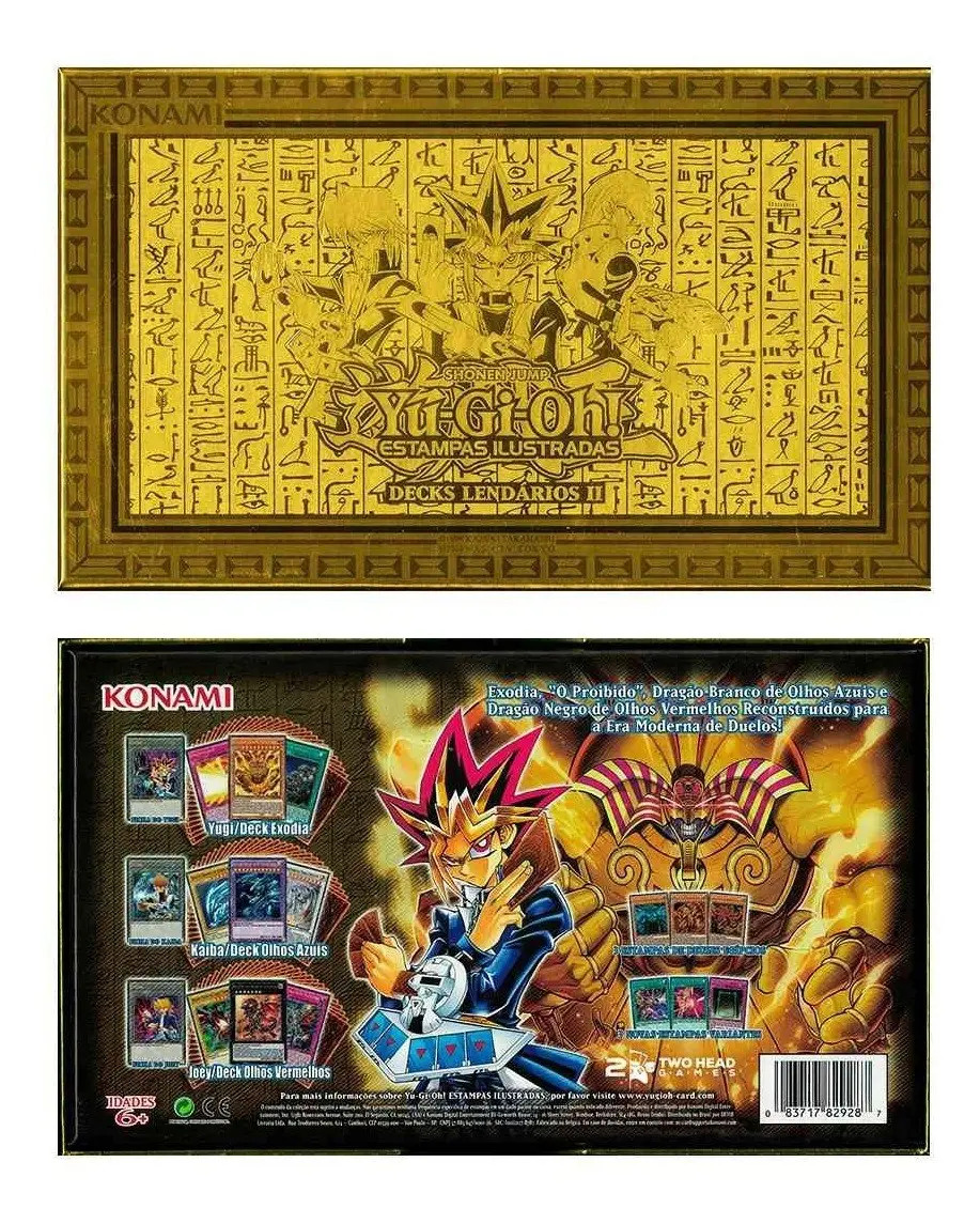 Yugioh Decks Lendários 2 Yugi Joey Kaiba Legendary Português Mercado