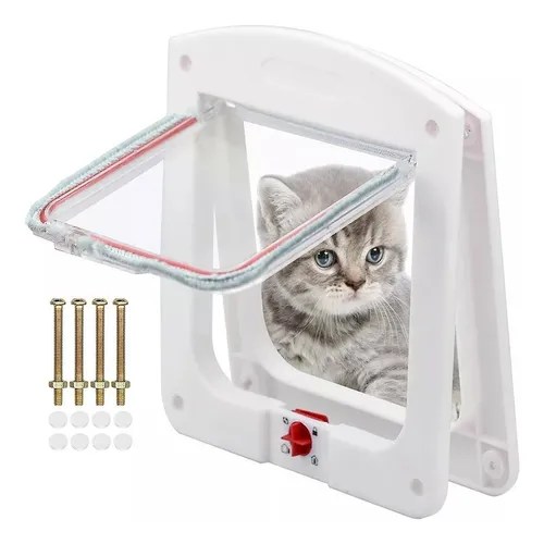 Puerta Perros Gatos Chicos Vaiven 4 Posiciones 22,5cmx20 Cm Color