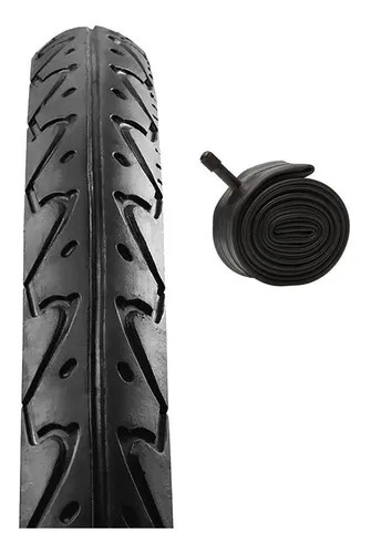 Cubierta Bicicleta Rodado 26 X 1.95 Mas Camara Playera | Chavay Tienda