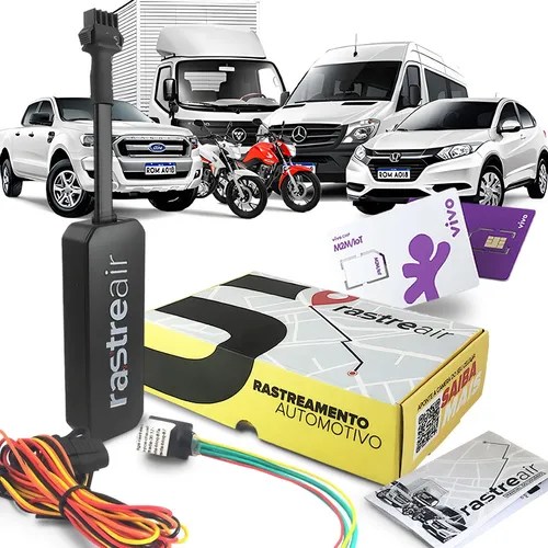 Gps Rastreador Veicular Gsm Gprs Monitora Alarme Parcelamento sem juros