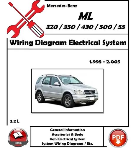 Diagrama Electrico Mercedes Benz Ml 1998-2005 en venta en Caracas - El