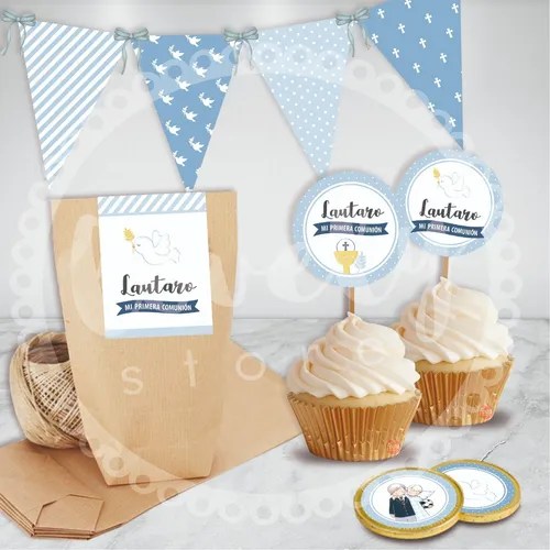 Descubrir 54+ imagen candy bar bautismo varon Viaterra.mx