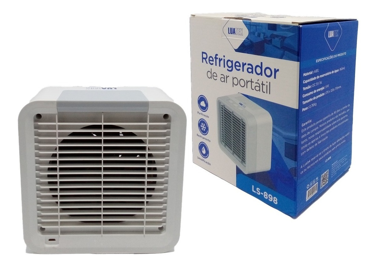 Mini Ar Condicionado Agua Portátil Ventilador Original Usb