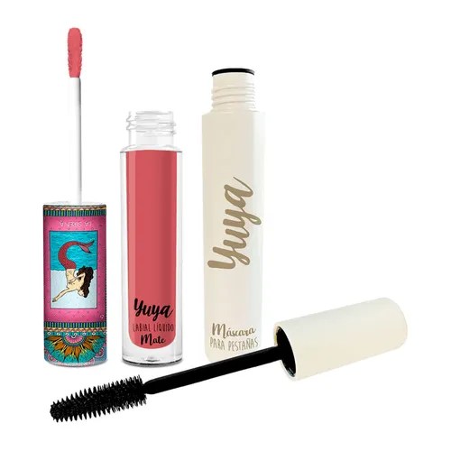 Yuya Set Máscara De Pestañas 10 Aceites Y Labial Sirena Meses sin intereses