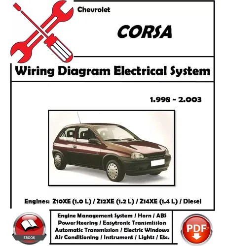 Diagrama Electrico Chevrolet Corsa/chevy 1998-2003 en venta en Caracas