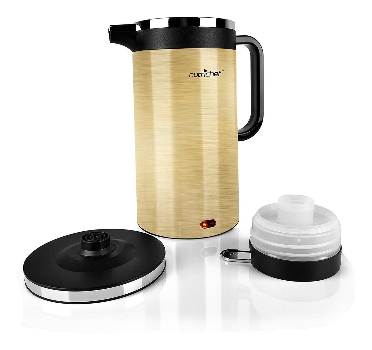 Nutrichef Electric Water Kettle Boiler, Stainless Steel , Mercado Libre