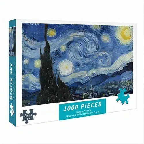 Rompecabezas Van Gogh La Noche Estrellada 1000 Piezas Envío gratis