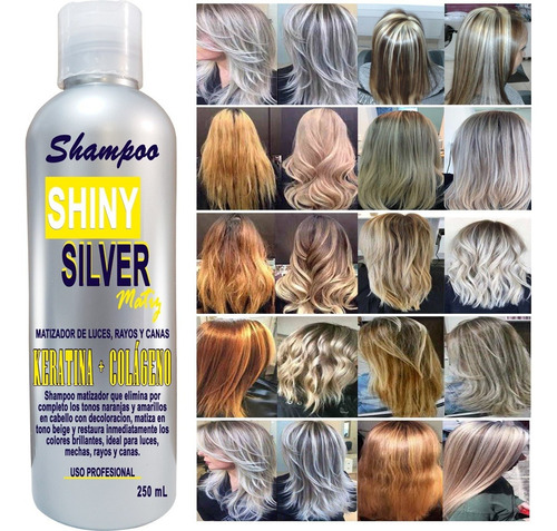 Shampoo Matizador Silver 250Ml Cabello Rubio | Meses Sin Intereses
