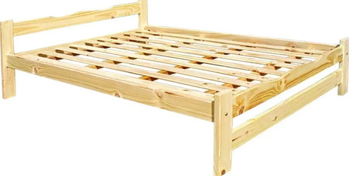 Cama 2 Plazas Pino Macizo 1,40 Zona Norte Matrimonial MercadoLibre