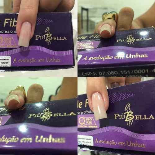 Fibra De Vidro Piubella Caixa C/ 100un P/ Unhas De Fibra Mercado Livre